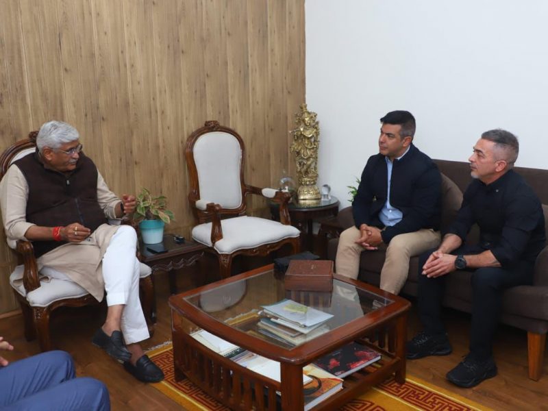 Rayco García Cabrera viaja a Nueva Delhi para una reunión con el ministro de Turismo y Cultura